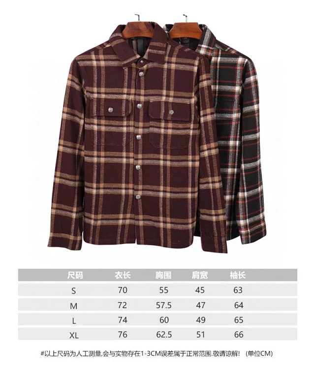 Chrome Hearts Plaid Flannel shirt  