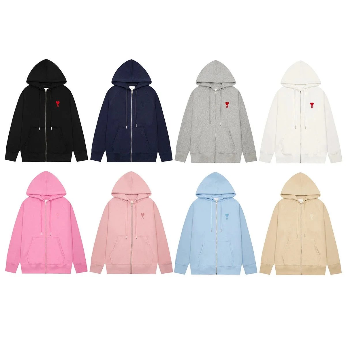  Love  heart  logo casual pant hooded sweatshirt  
