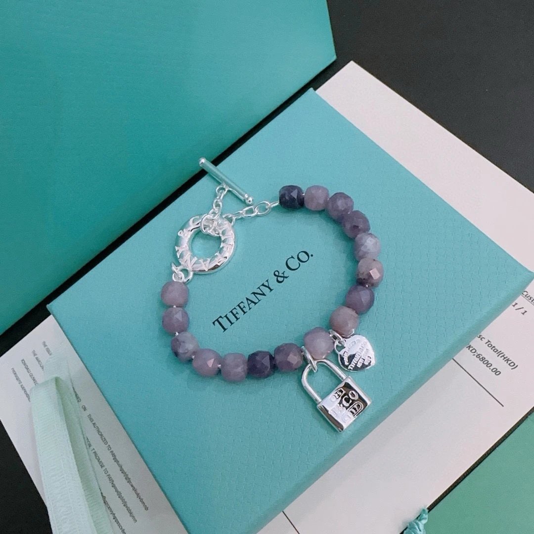 TIFFNY&COAgate Silver Style Bracelet  