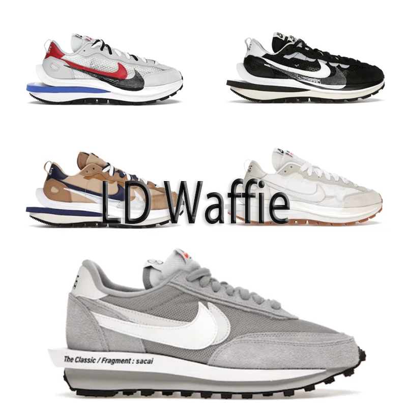 Ni*ke LD Waffle SF sacai Fragment Grey  