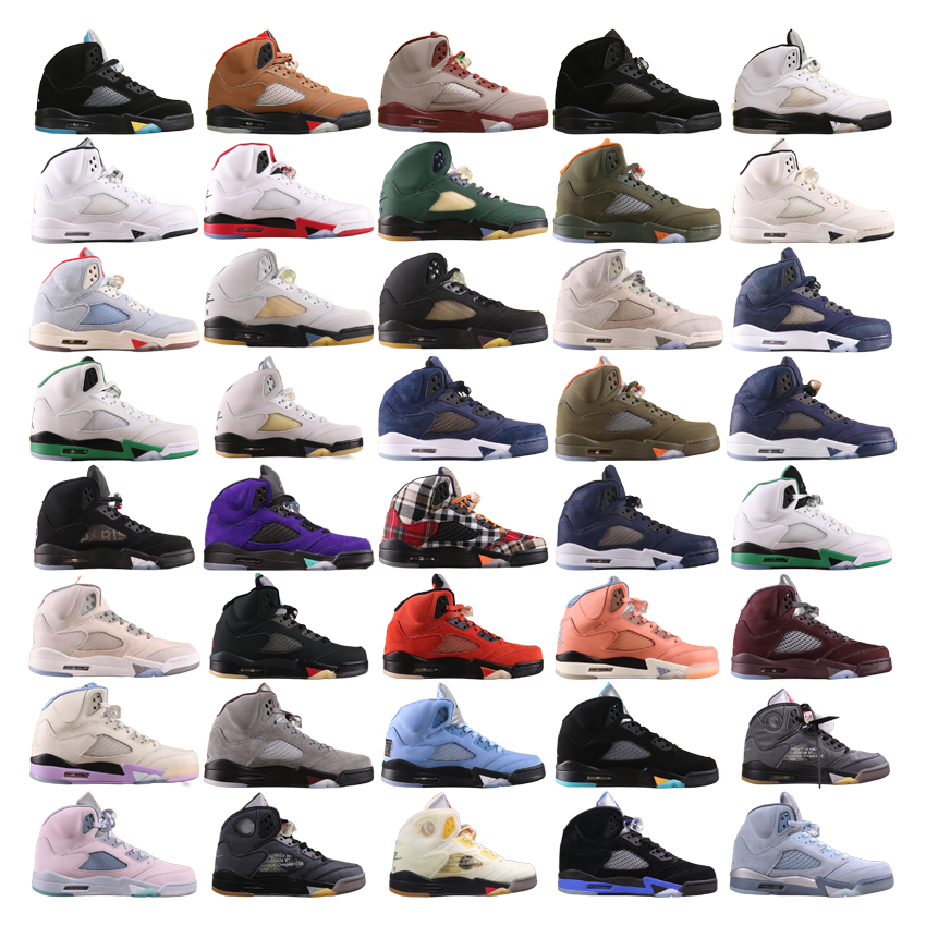 Nike Air Jordan 5 Retro Off-White Black  